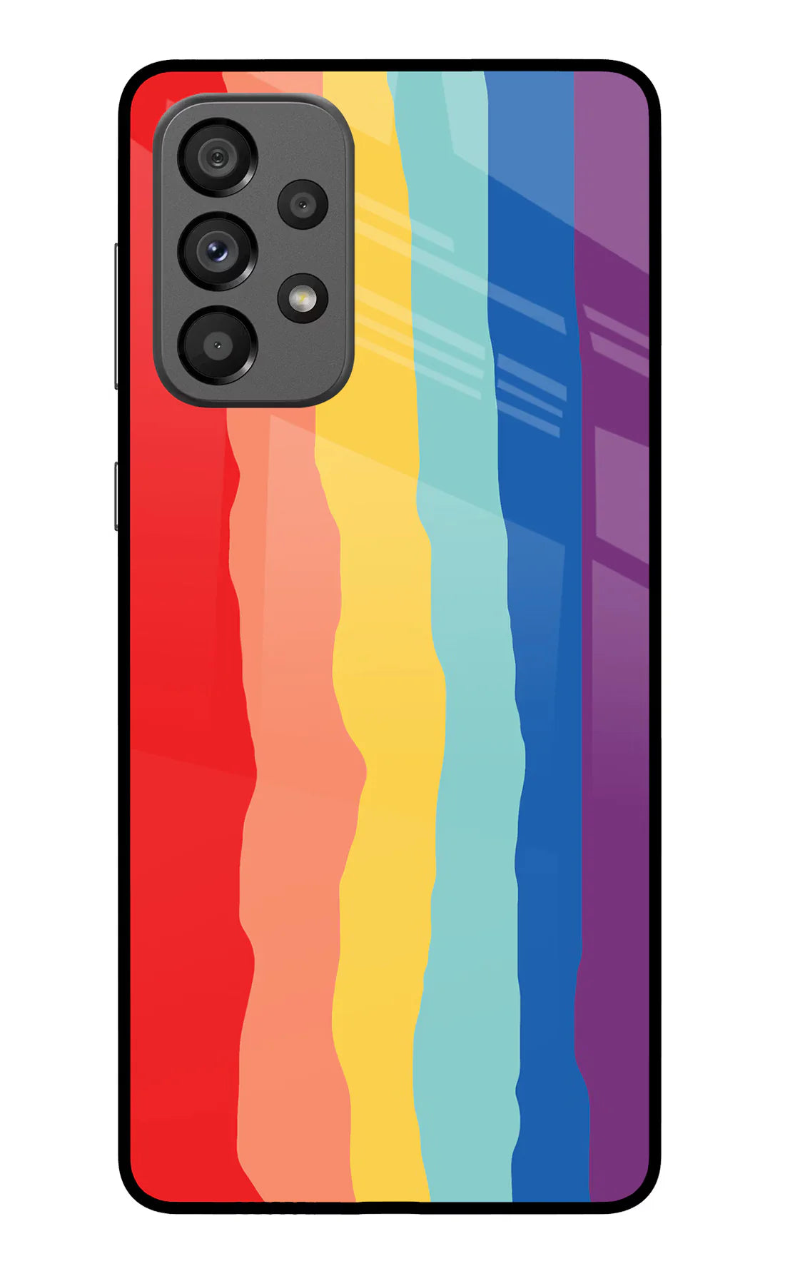 Rainbow Samsung A73 5G Back cover