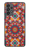 Mandala Art Samsung A73 5G Glass Case