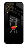 Coffee Samsung M33 5G Glass Case