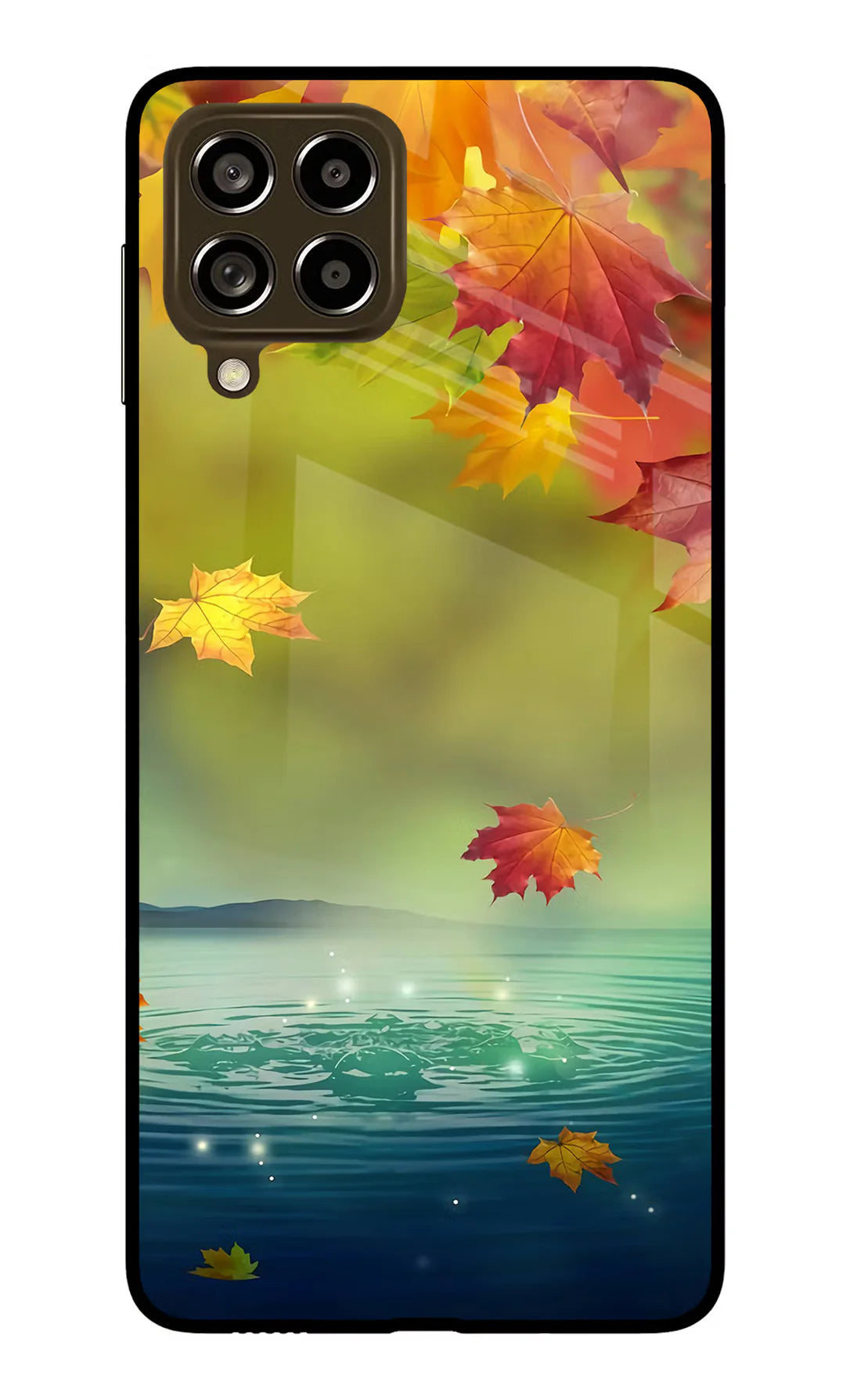 Flowers Samsung M53 5G Back cover