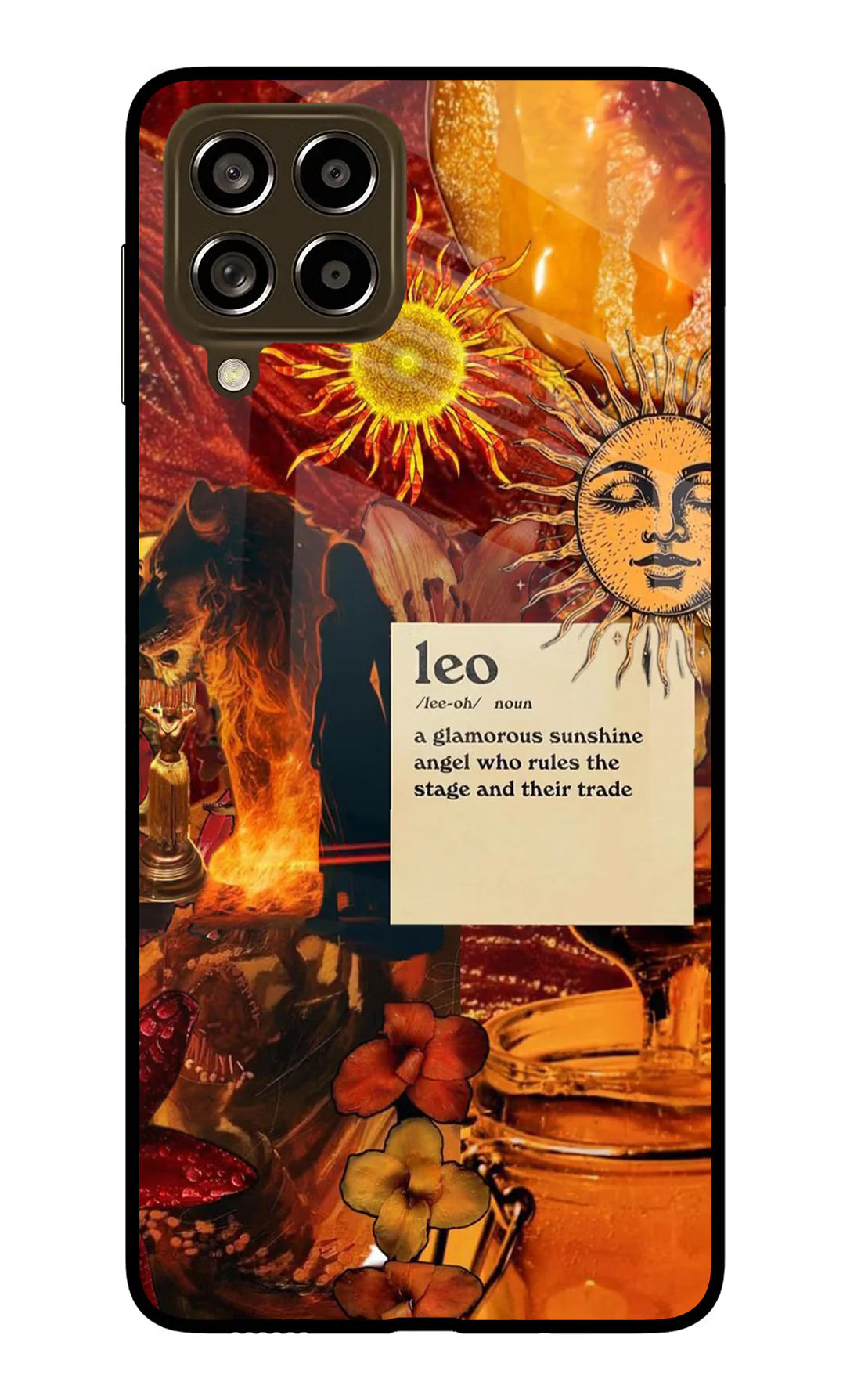 Leo Zodiac Samsung M53 5G Back cover