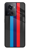 BMW Stripes Pattern OnePlus 10R 5G Glass Case