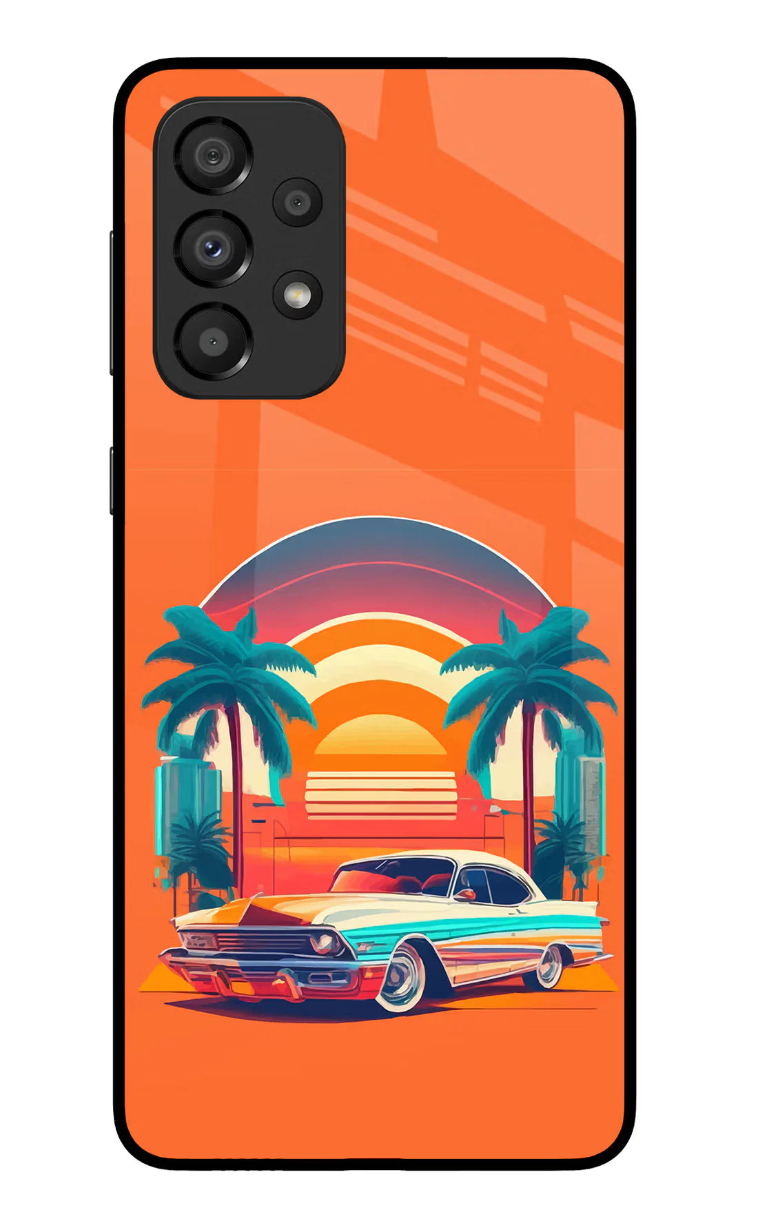 Palm Drive 80s Samsung A33 5G Back cover