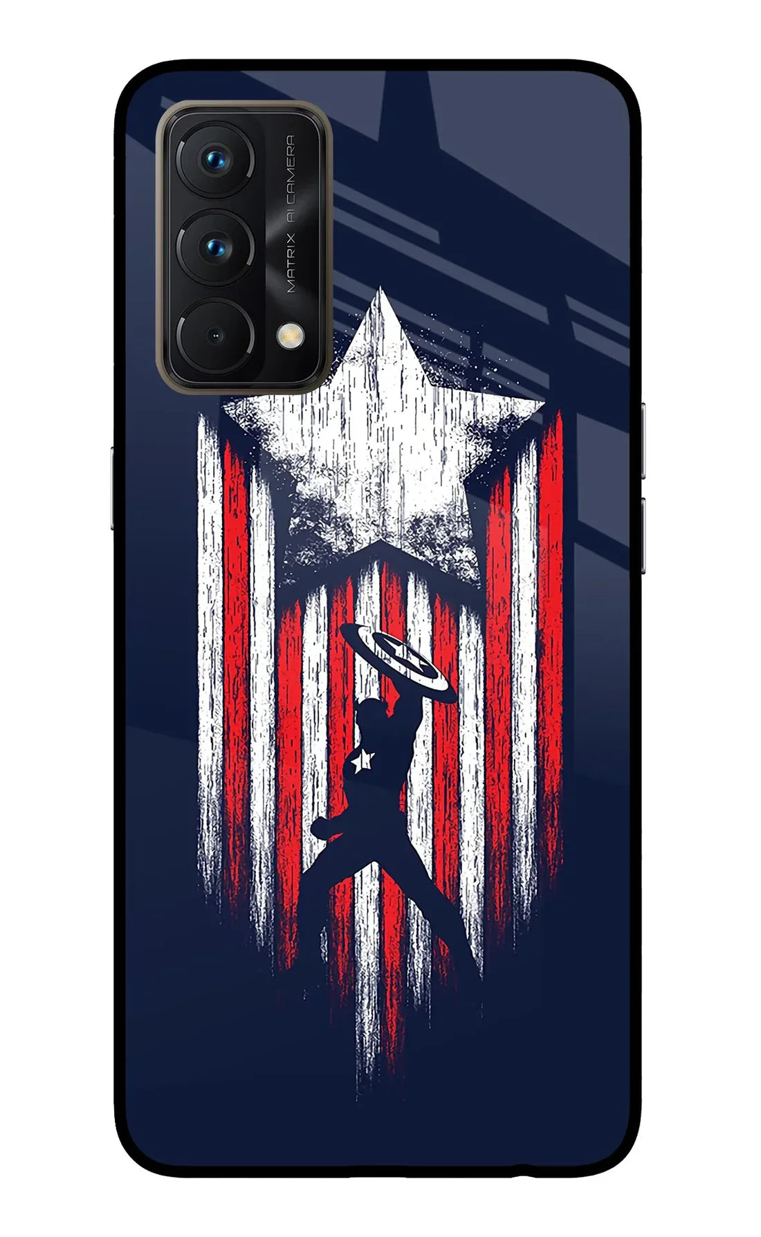Captain America Marvel Art Realme GT Master Edition Back cover