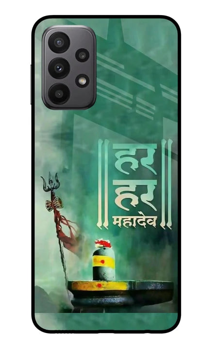 Har Har Mahadev Shivling Samsung A23 Back Cover