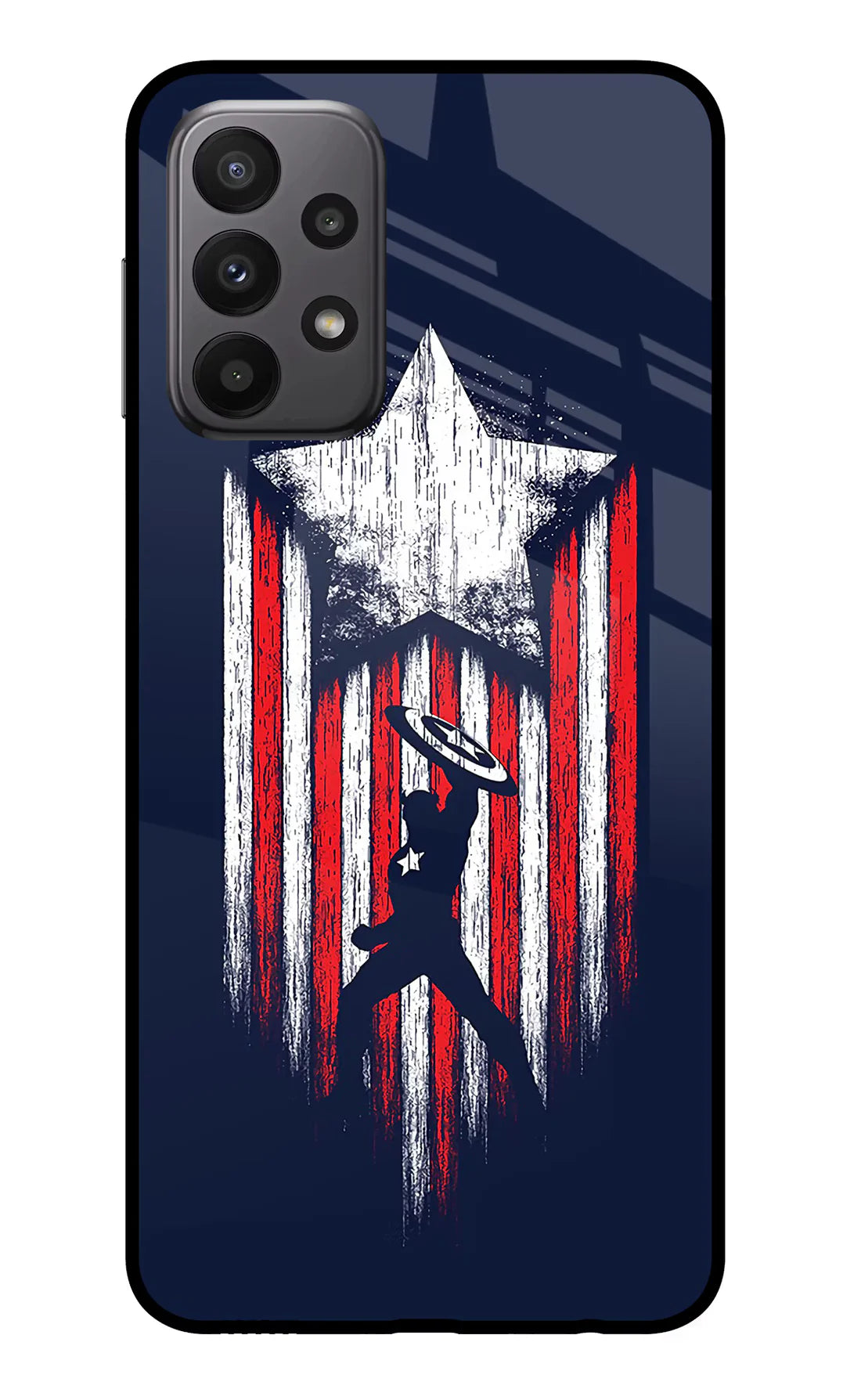 Captain America Marvel Art Samsung A23 5G Back cover