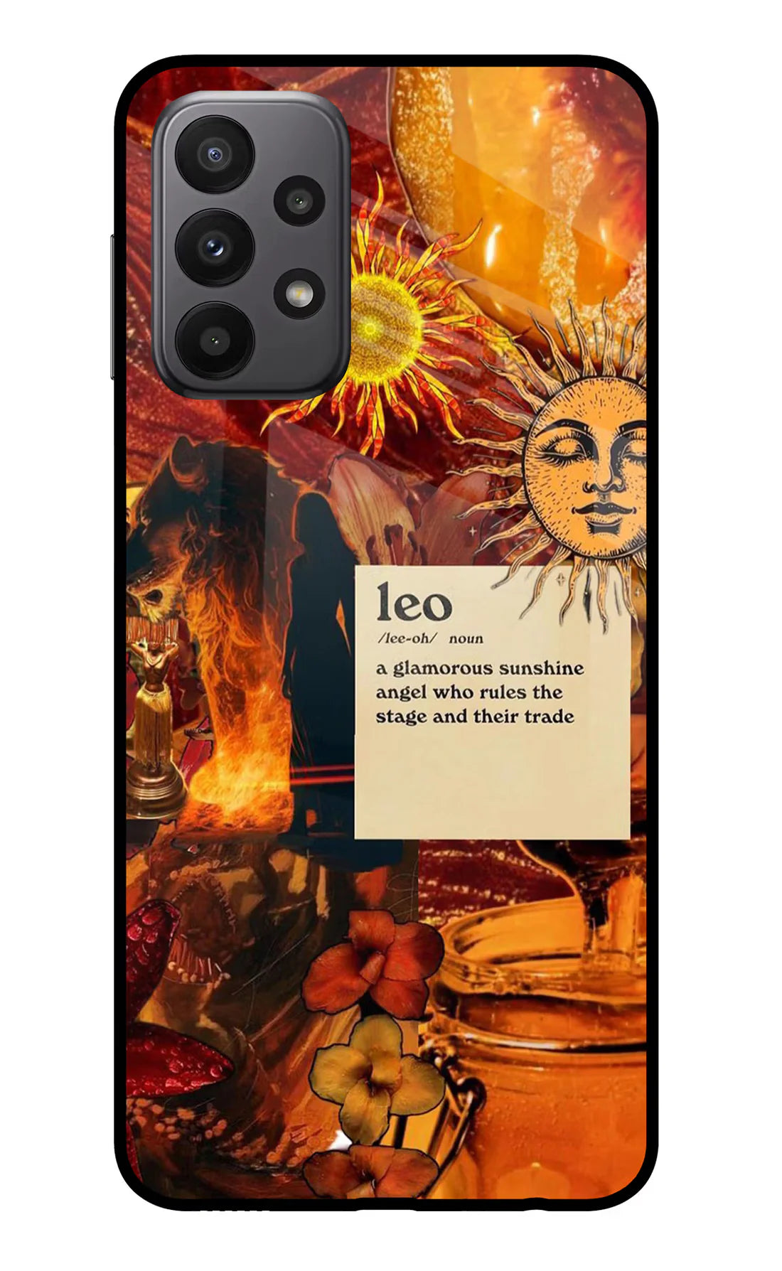Leo Zodiac Samsung A23 5G Back cover