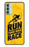 Run Your Own Race Samsung F23 5G Glass Case