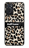 Leopard Print Self Love Oppo K10 4G Glass Case