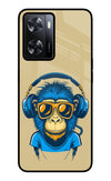 Monkey Headphone Oppo A57 2022 Glass Case