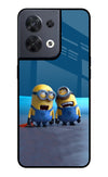 Minion Laughing Oppo Reno8 Glass Case