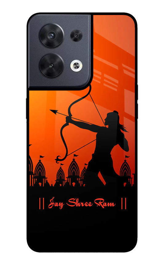 Lord Ram - 4 Oppo Reno8 Glass  back cover