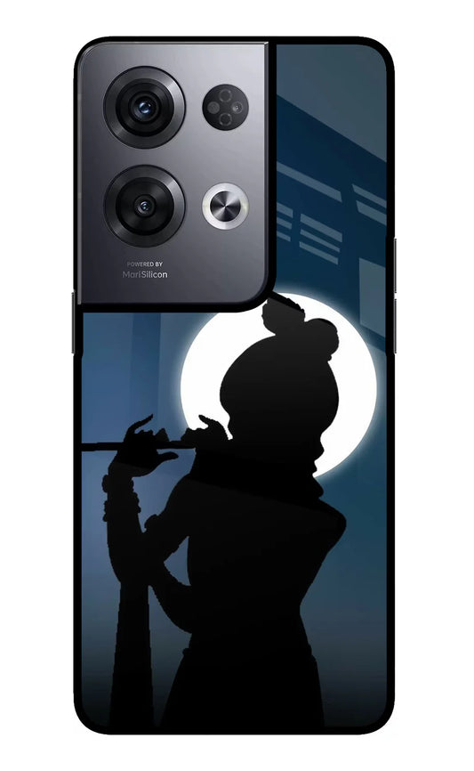 Shri Krishna Silhouette Oppo Reno8 Pro back cover