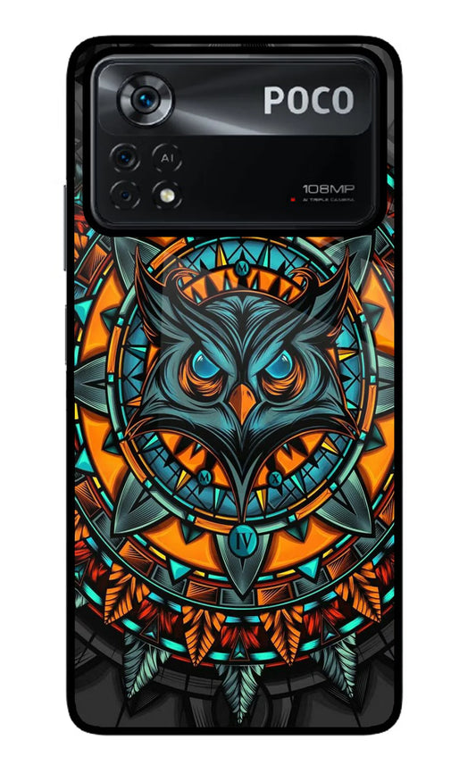 Angry Owl Art Poco X4 Pro Back cover