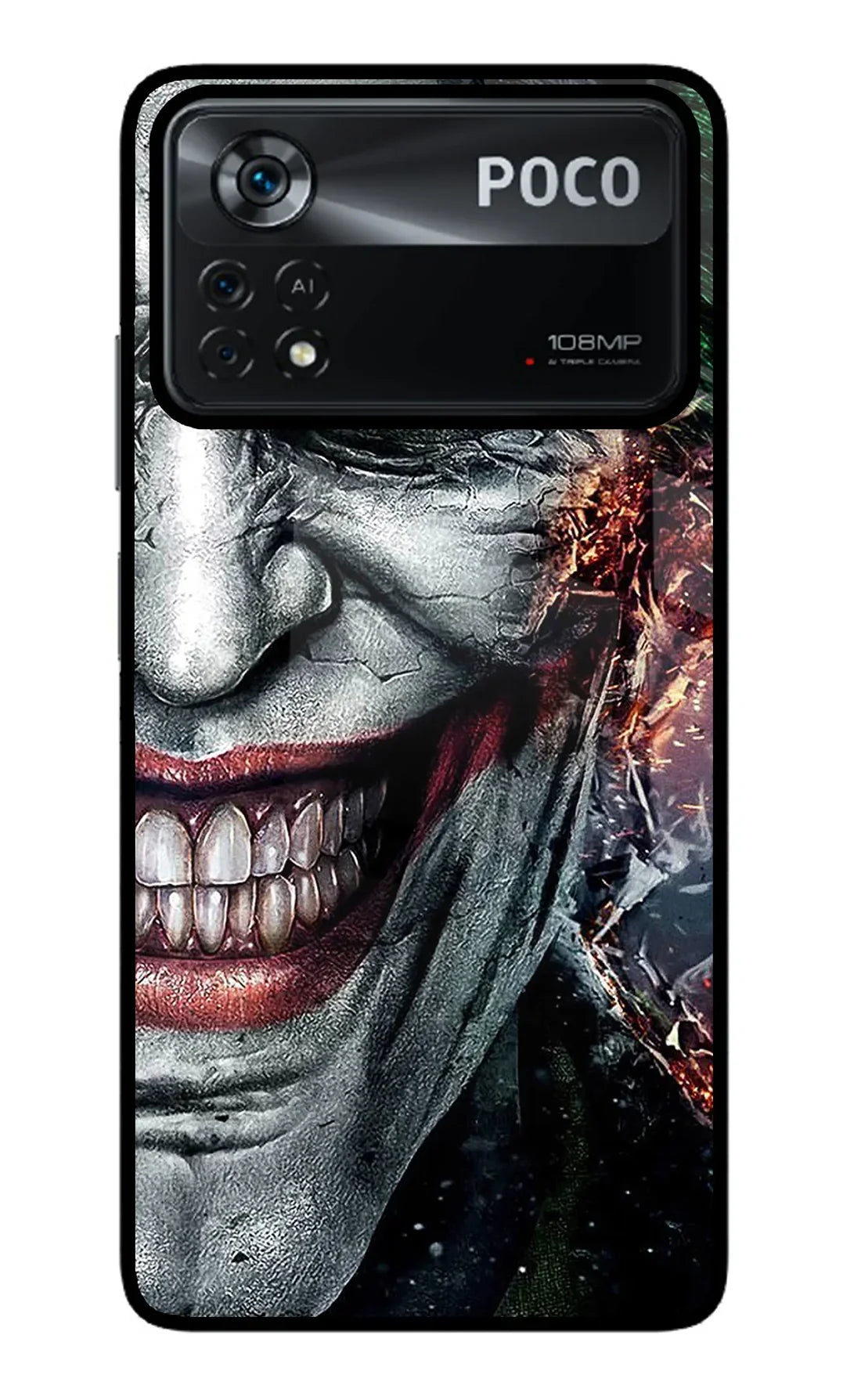 Joker Cam Poco X4 Pro Back cover