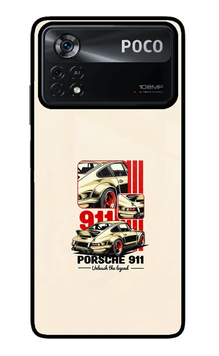 Classic Porsche 911 Poco X4 Pro Back Cover