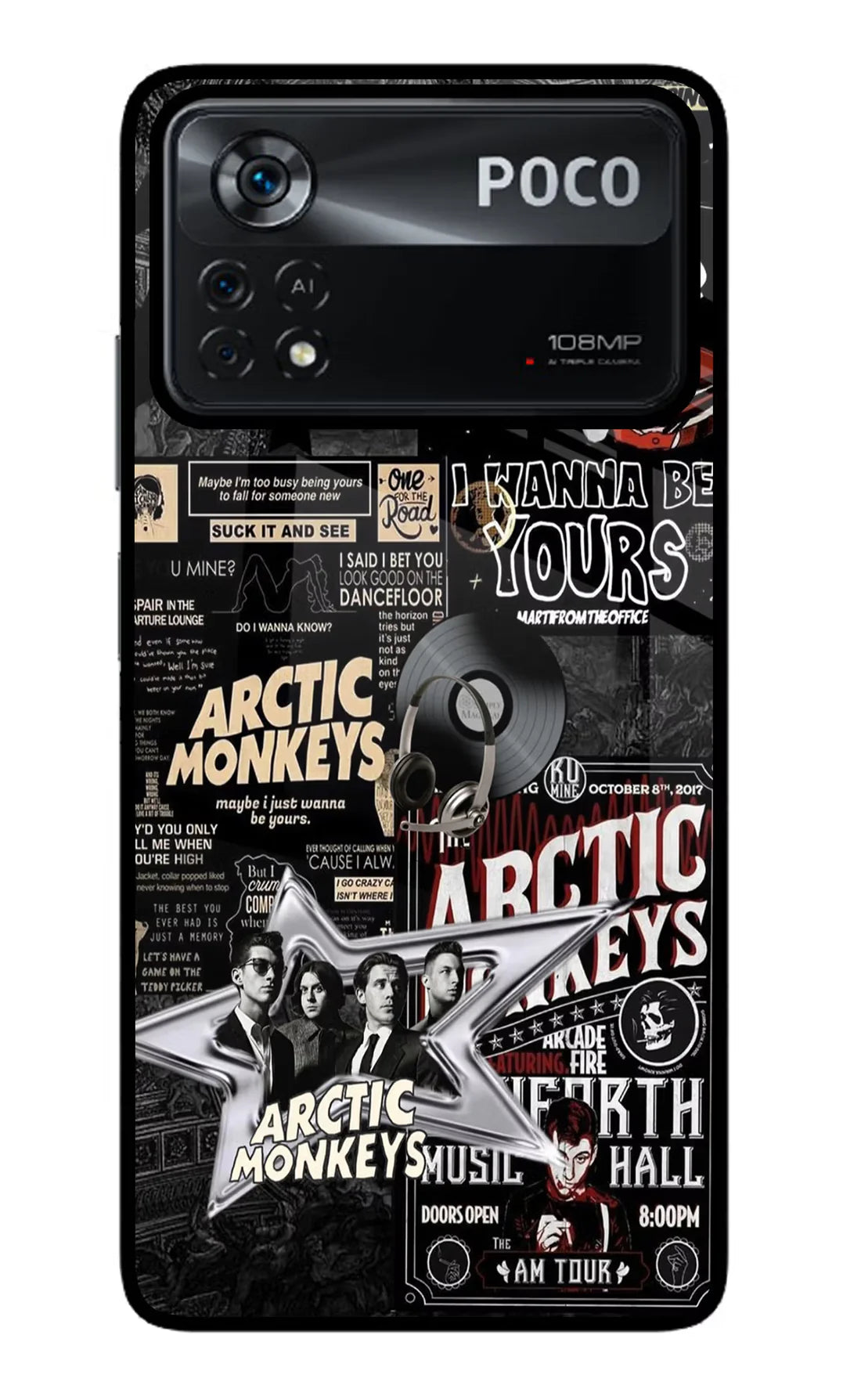 Arctic Monkeys Poco X4 Pro Back cover