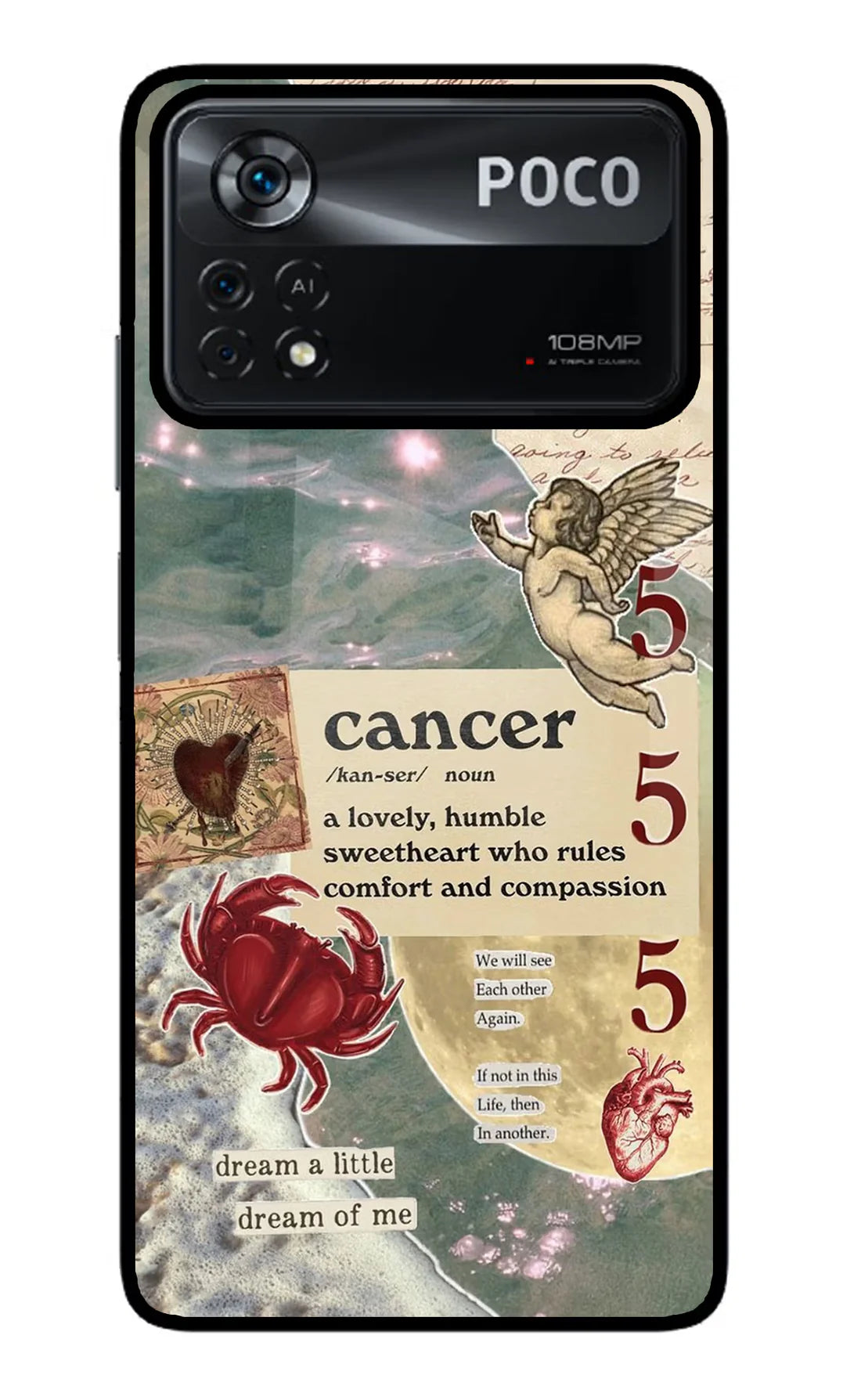 Cancer Zodiac Poco X4 Pro Back cover