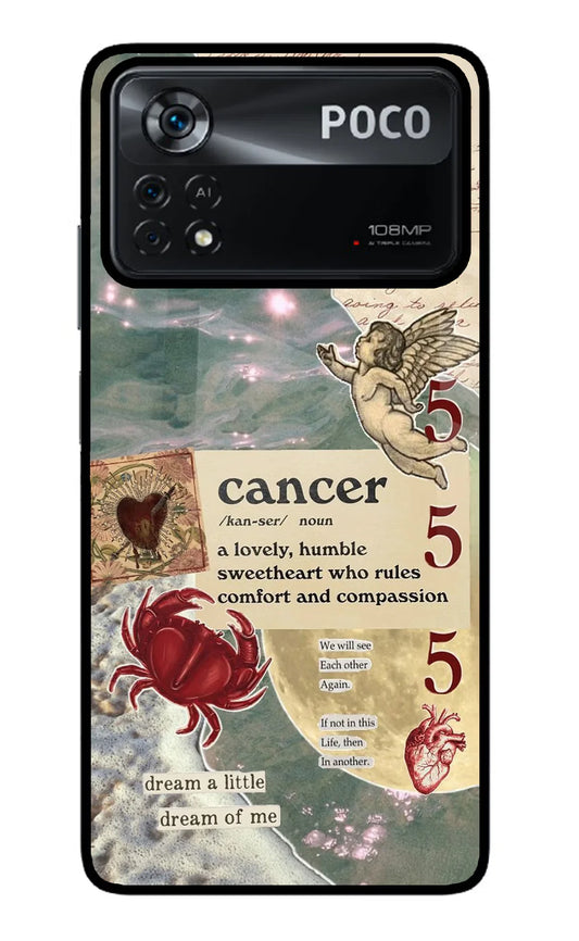 Cancer Zodiac Poco X4 Pro Back cover