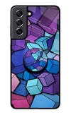 Cubic Abstract Samsung S21 FE 5G Glass Case