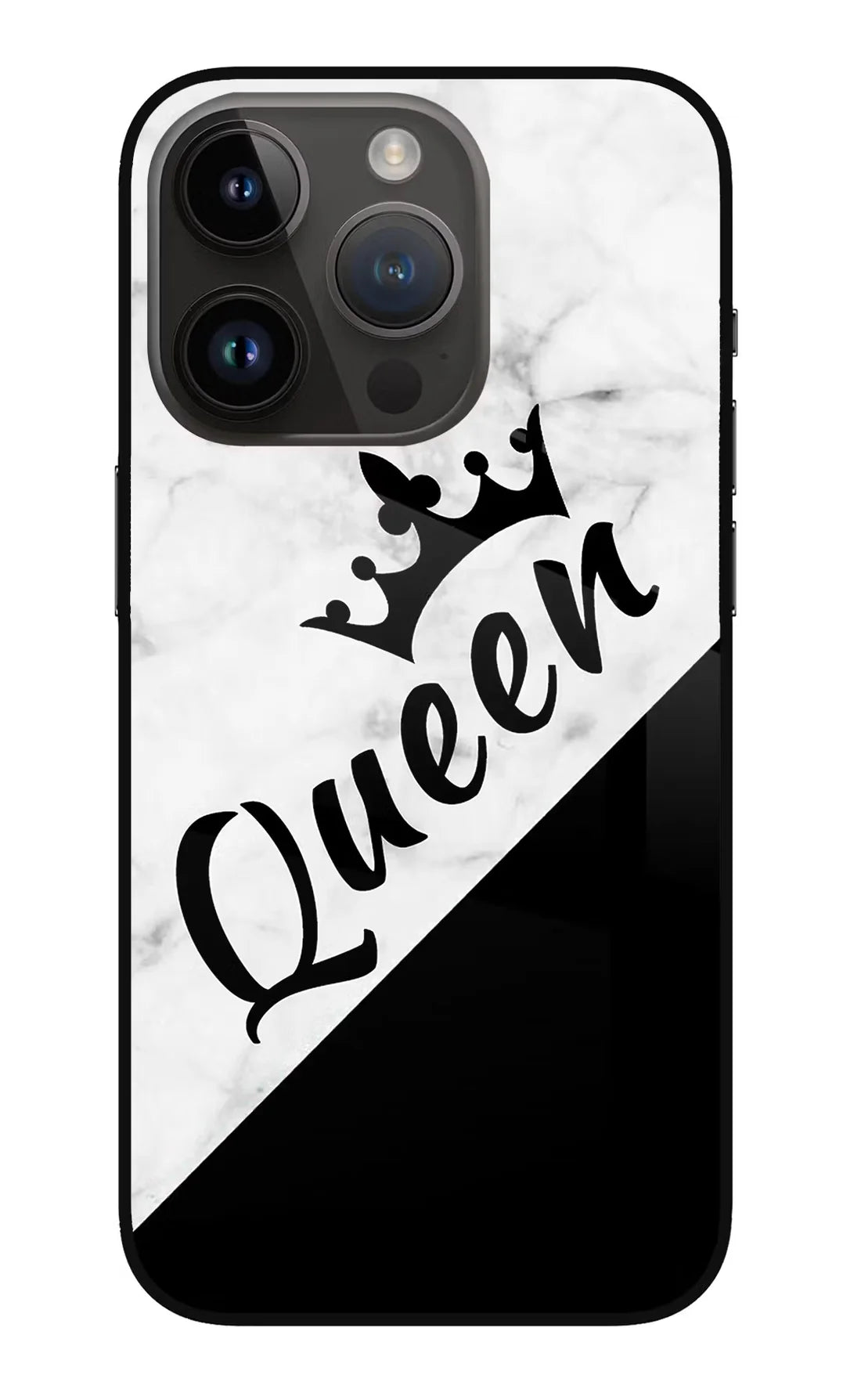 Queen iPhone 14 Pro Glass Back Cover