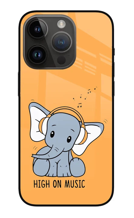 High On Music iPhone 14 Pro Back Cover