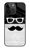 Mustache iPhone 14 Pro Max Glass Case