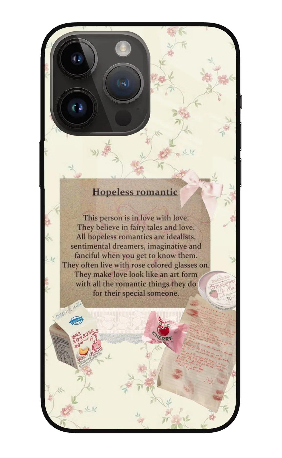 Hopeless Romantic iPhone 14 Pro Max Back cover