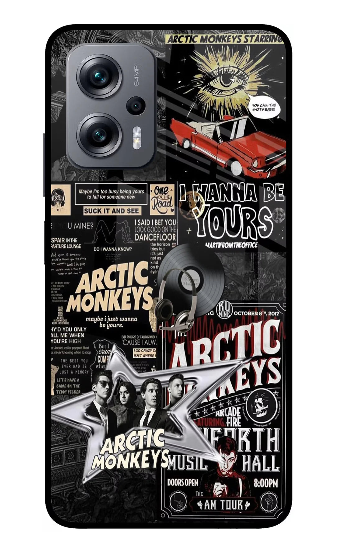 Arctic Monkeys Redmi K50i Back cover (