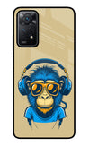 Monkey Headphone Redmi Note 11 Pro+ 5G Glass Case