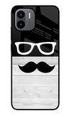 Mustache Redmi A1/A2 Glass Case