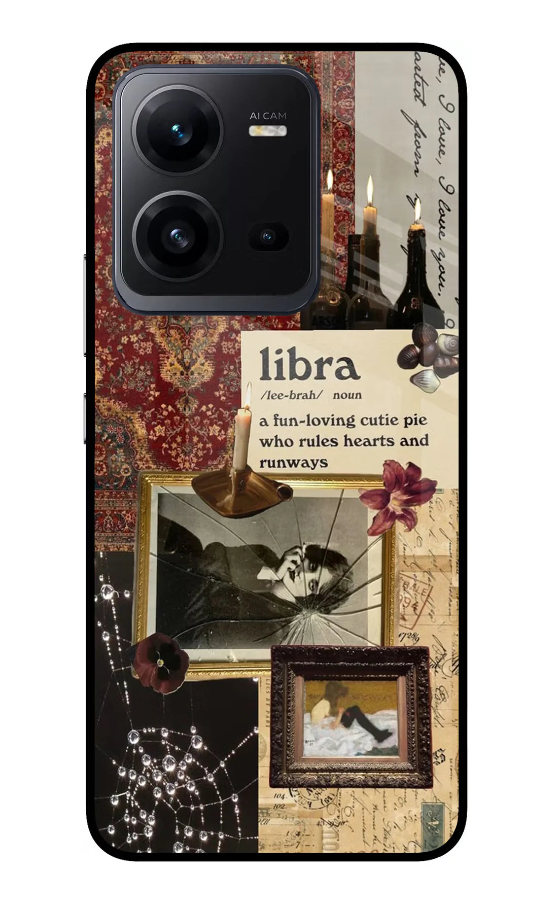 Libra Zodiac Vivo V25 5G Back cover