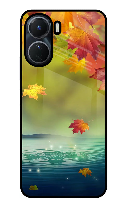 Flowers Vivo Y16/ Y56 Back cover