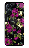 Flowers Vivo Y16 Glass Case