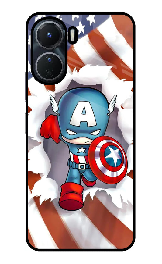 Captain America Vivo Y16/ Y56 Back cover