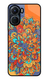 Color Mandala Vivo Y16 Glass Case