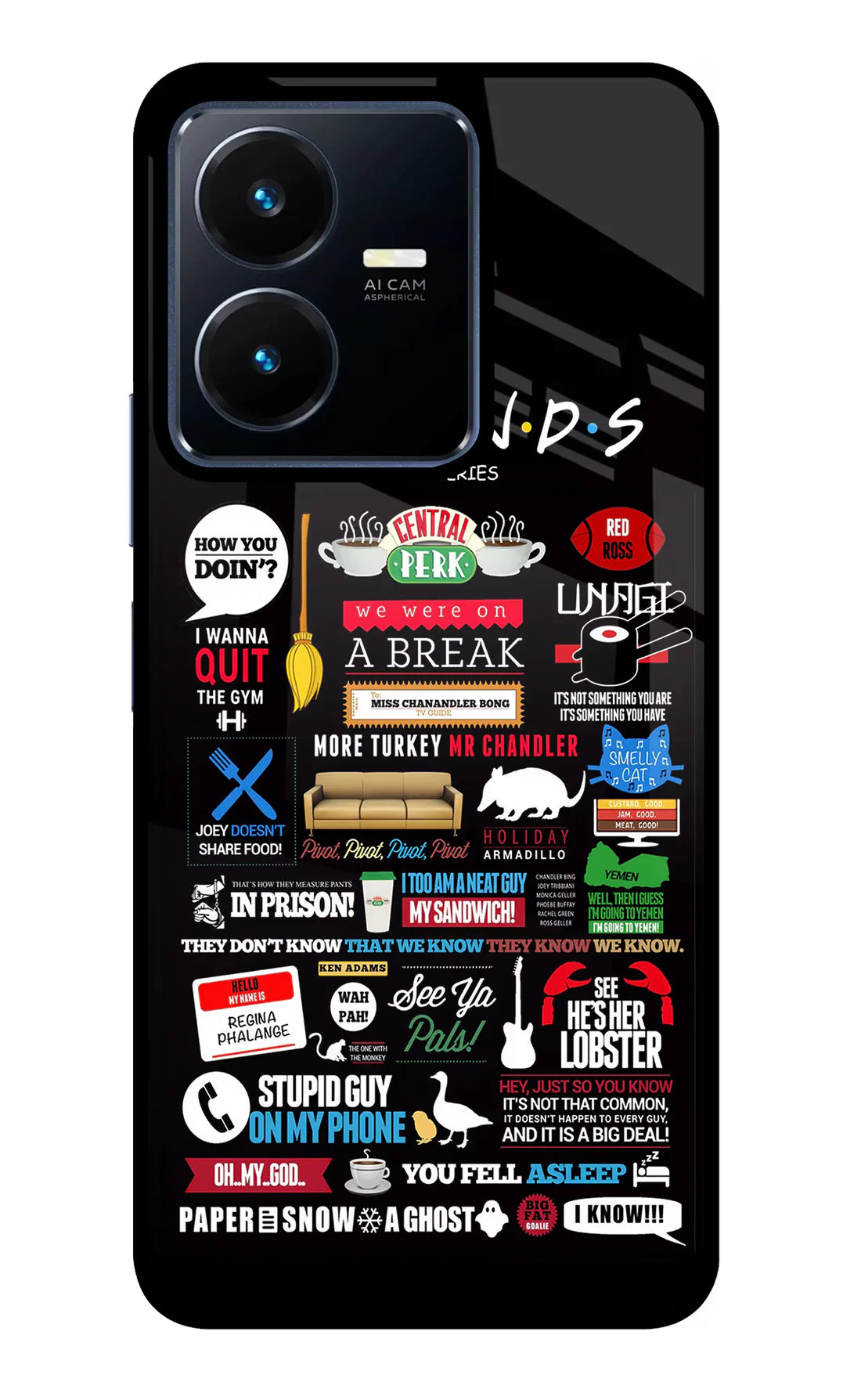 FRIENDS VIVO Y22 / Y22s Back cover