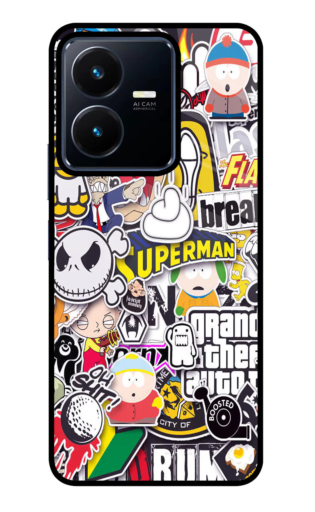 Sticker Bomb VIVO Y22 / Y22s Back cover