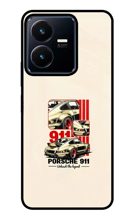 Classic Porsche 911 Vivo Y22 Back Cover