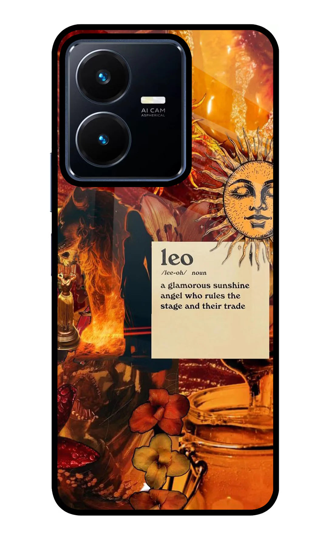 Leo Zodiac VIVO Y22 / Y22s Back cover