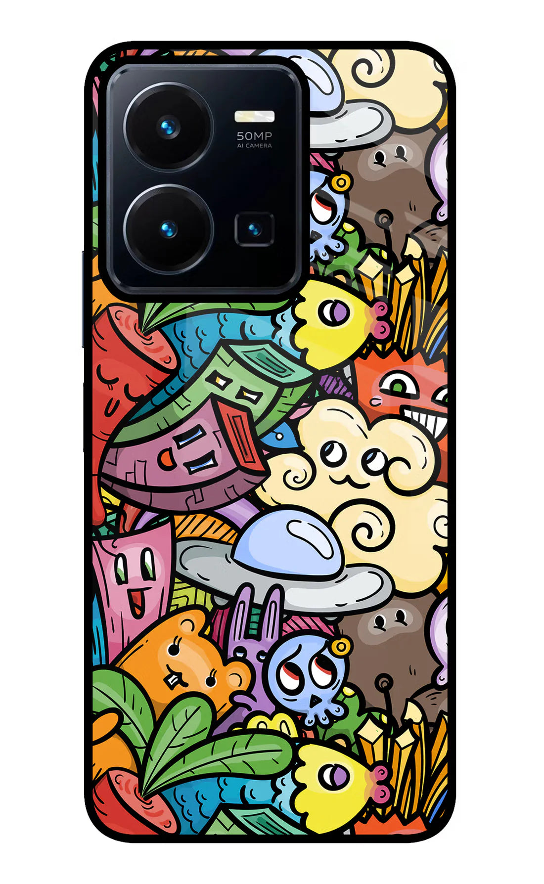 Veggie Doodle Vivo Y35  Back cover
