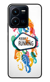 Keep Running Vivo Y35 Glass Case