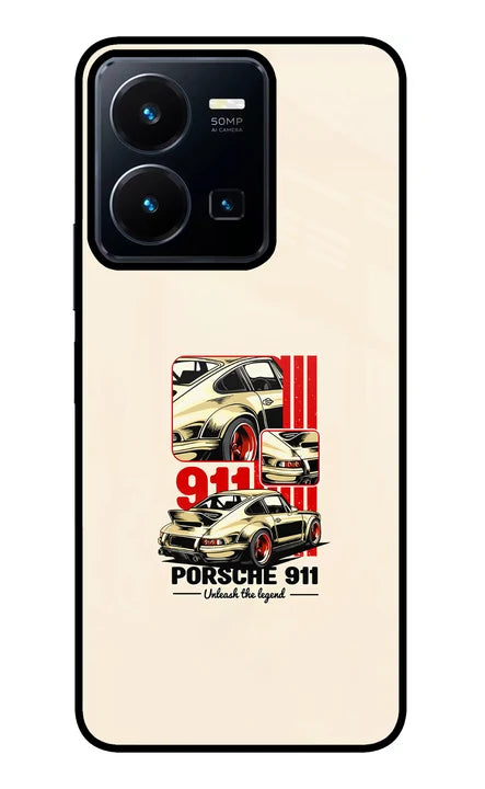 Classic Porsche 911 Vivo Y35 Back Cover