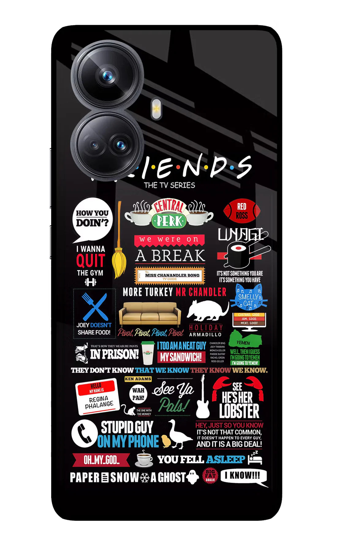 FRIENDS Realme 10 Pro Plus 5G Back cover