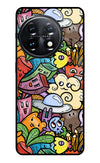 Veggie Doodle OnePlus 11 5G Glass Case