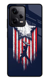 Captain America Marvel Art Redmi Note 12 Pro 5G Glass Case