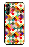 Geometric Abstract Colorful Samsung A14 5G Glass Case