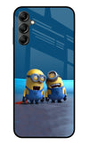 Minion Laughing Samsung A14 5G Glass Case