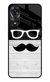 Mustache Oppo A78 5G Glass Case