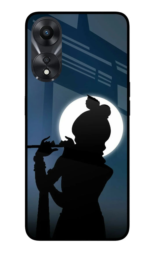 Shri Krishna Silhouette Oppo A78 5G  Back cover